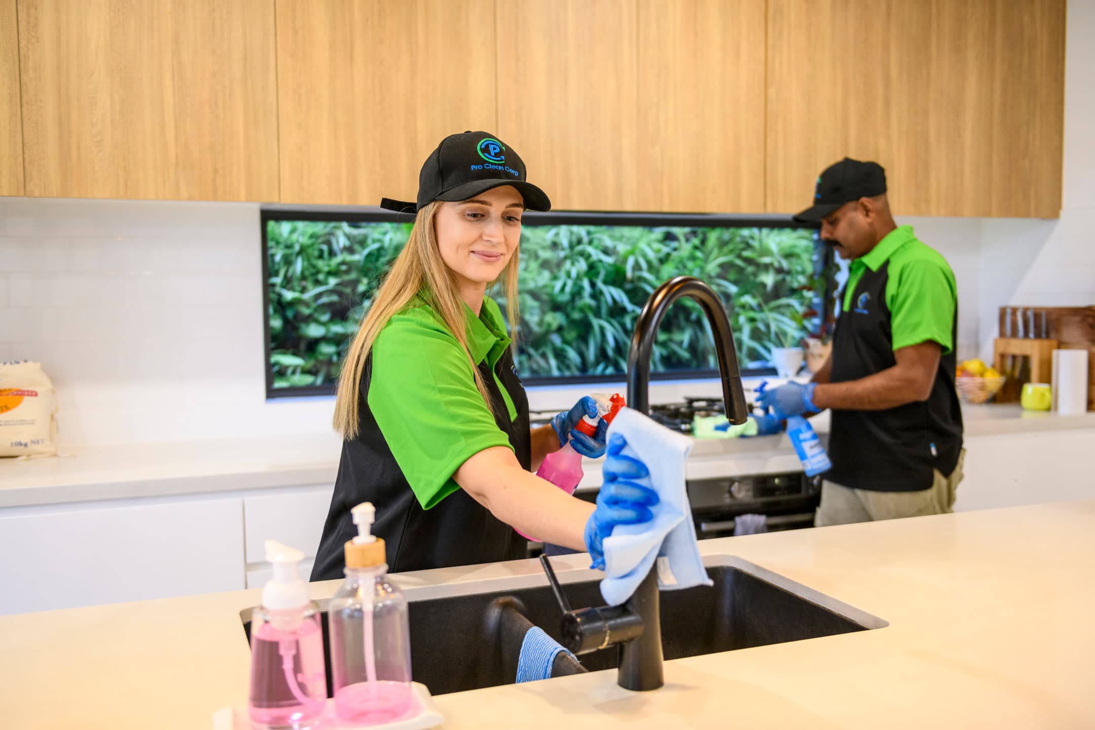Pro Clean Corp professional cleaning team providing childcare, commercial, office and medical cleaning services in Castle Hill, Fairfield and Western Sydney NSW
